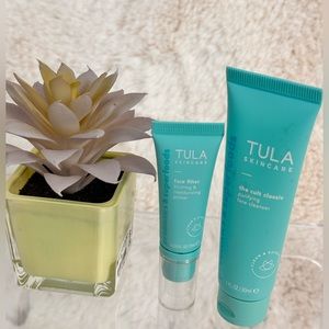Tula skincare travel size set face filter & the cult cleanser